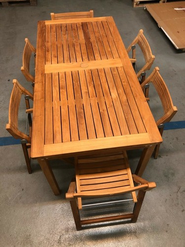 Foppapedretti tavolo teak - teak, 6