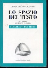 2000 LO SPAZIO DEL TESTO - I CONTENUTI E LA FORMA - SOLO QUESTI DUE TOMI