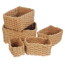 5 Pezzi Cestini Portaoggetti