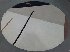IVORY / BLACK 6'-0" x 6'-0"