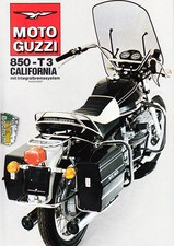 Moto Guzzi 850 T 3 California depliant brochure 4 pagine