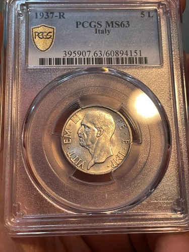 Italia lire 1937 r - italia,, 5