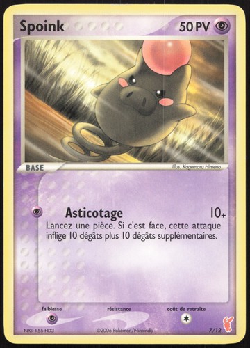 Carte pokémon spoink - carte,