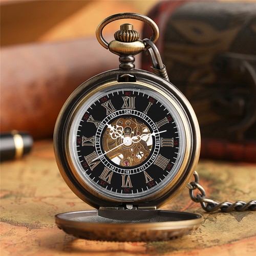 Orologio tasca scheletro - da,