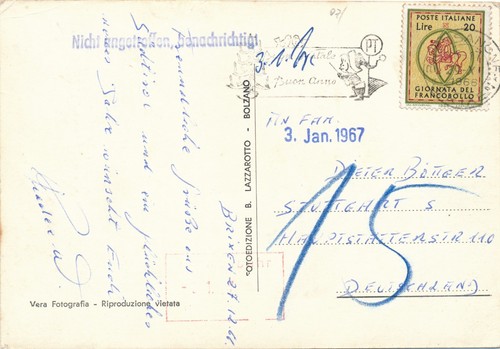 Italia 1966 cartolina - italia,