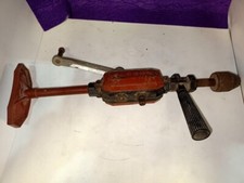 Antico trapano vintage manuale a manovella German