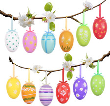 12 Pcs Uova Appese Di Pasqua