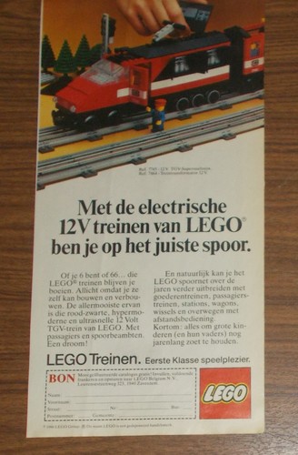 Rara pubblicità lego - lego, trains