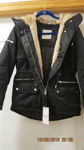 Giacca invernale nera - , bershka