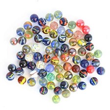 HAKACC - Biglie piccole in vetro, 430 g, per bambini, da 15 mm, per (F5X)