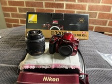 Nikon D3200 Red 18-55 VR Kit