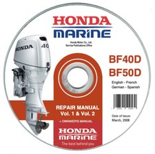 Honda Marine BF40D-BF40D fuoribordo  manuale officina