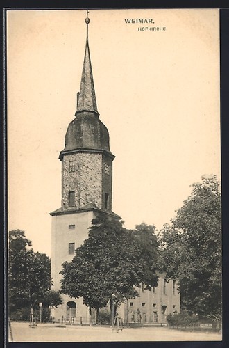 Weimar turingia hofkirche - /,