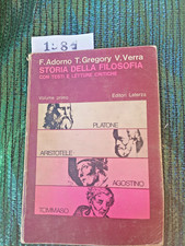 STORIA DELLA FILOSOFIA   F. ADORNO.