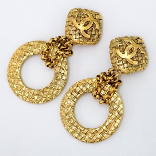 Chanel logos hoop rhombus - chanel,
