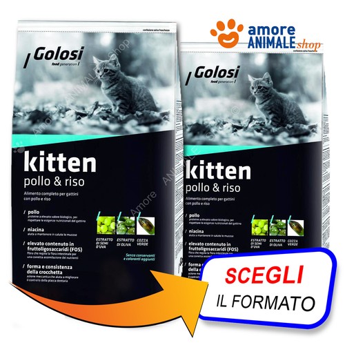 Golosi cat kitten pollo - →, e