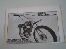 advertising Pubblicità 1971 MOTO MILANI CROSS COMPETIZIONE 50