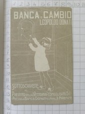 Cartolina d'epoca Banca e