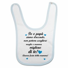 Bavaglino neonato papà non