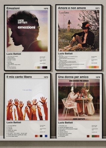 Poster lucio battisti mogol - battisti,