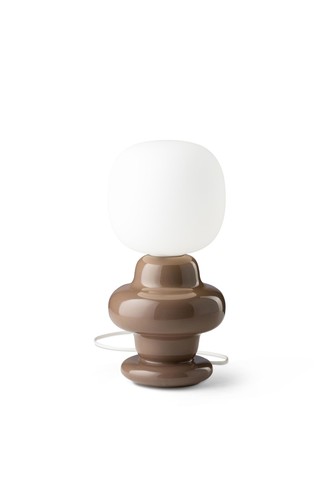 Tischleuchte marrone bianco - marrone,