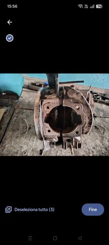 Coppia carter motore ape50 - motore,