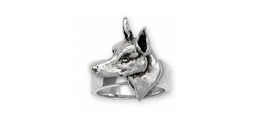 Anello cane fatto mano - cane, a