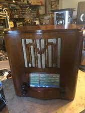 RADIOMARELLI ALCOR LUSSO Radio d'epoca verticale,  mobile in legno, funzionante