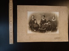 Foto Storica Famiglia Varese con cartoncino, Malinverno- K8