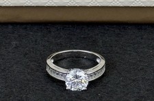 Anello QVC Diamonique argento