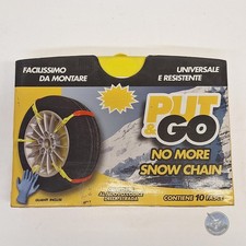 PUT & GO No More Snow Chain – Kit 10 Fasce Antineve con Guanti – Completo