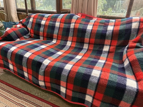 Coperta lana reversibile