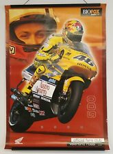 VALENTINO ROSSI MANIFESTO MOTOCICLISMO HONDA 500 - anno 2000 BIOFOX  