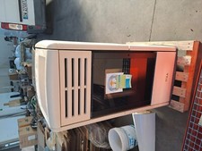 stufa a pellet ventilata, ceramica color avorio offerta ultimo pezzo disponibile