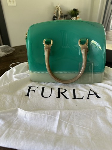 Furla teal grey jelly candy - jelly,