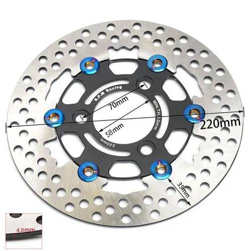 Disco staffa adattatore pinza - disco,
