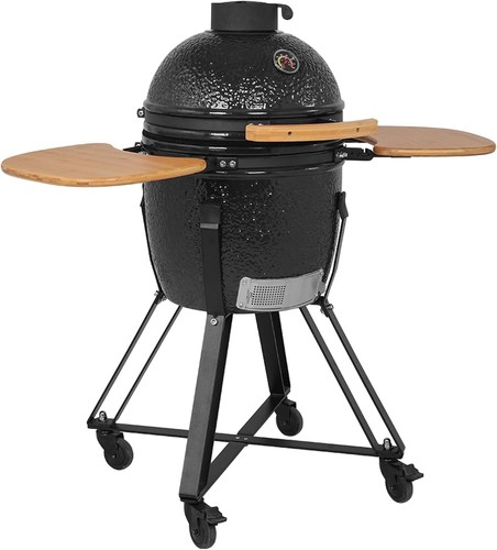 Kamado grill barbecue - barbecue, in
