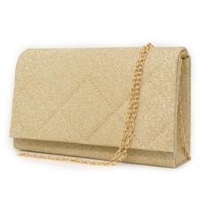 Pochette dorata clutch oro