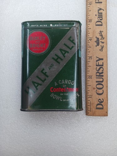 Latta tabacco vintage - metà, e