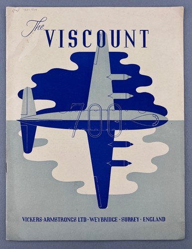 Vickers viscount 700 - viscount, vintage