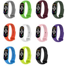 Cinturino braccialetto silicone SIMPLE COLOUR per Xiaomi Mi Smart Band 4 5 6 7