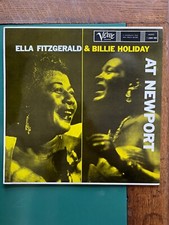 Ella Fitzgerald & Billie Holiday At Newport LP 33 Verve Mono 2304 293
