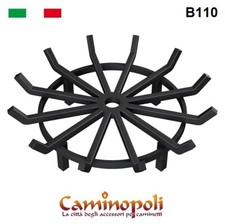 Braciere per il Camino Brucialegna grande tondo in ferro Caminetto BBQ barbecue