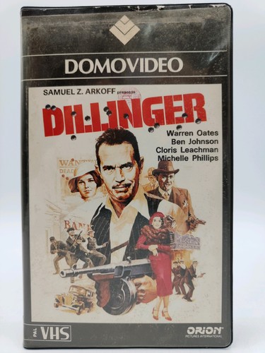 Vhs vintage film dillinger - vhs,