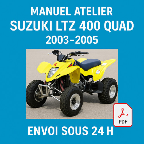 Manuel atelier suzuki quad - atelier,