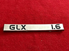SKODA GLX 1.6 LOGO SIGLA EMBLEMA FREGIO STEMMA SCRITTA TARGHETTA BADGE TARGA NOM