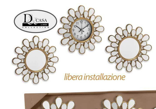 Set specchi orologio - set, 3