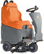 Lavasciuga pavimenti uomo a bordo professionale a batteria TSM Ride On 75 550