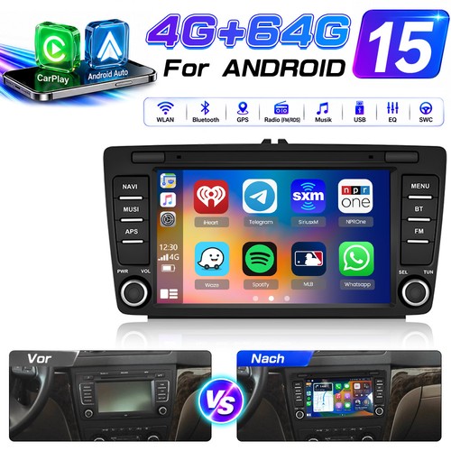 Autoradio 64gb per skoda - autoradio, 4+64gb