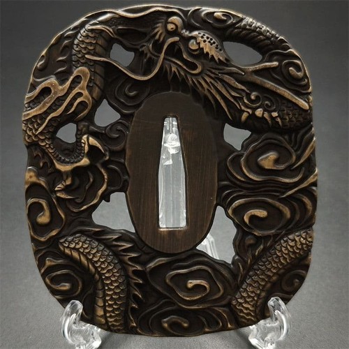 Spada giapponese tsuba lega - giapponese,